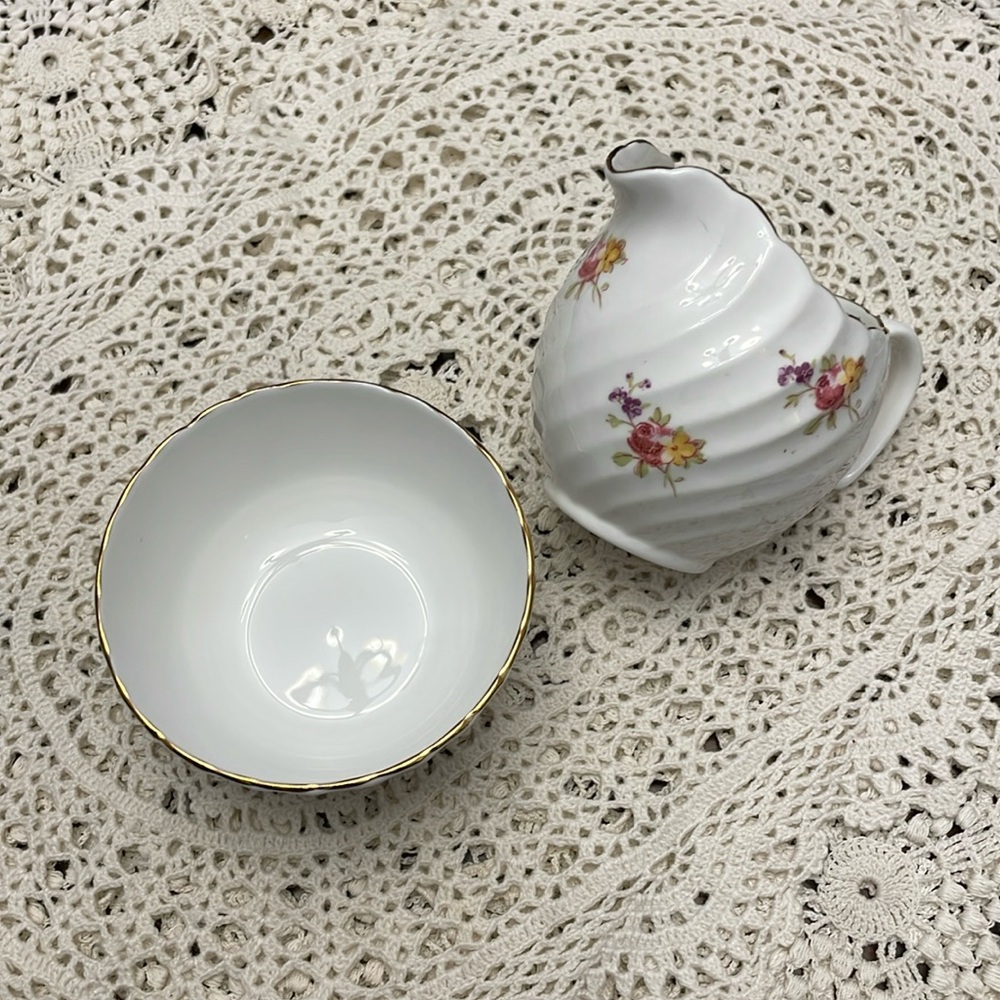 Adderley Swirl Cream & Sugar